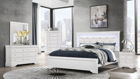 Luxury white bedroom furniture