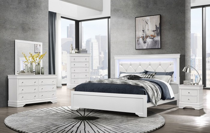Buy White Bedroom Furniture - Classic Traditional White 4 Piece King ... Luxury white bedroom furniture